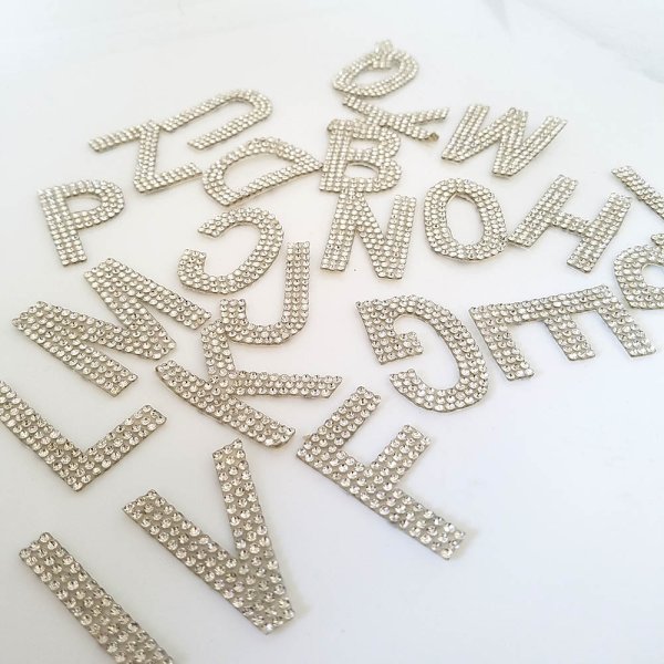 Термоаппликация на одежду буквы