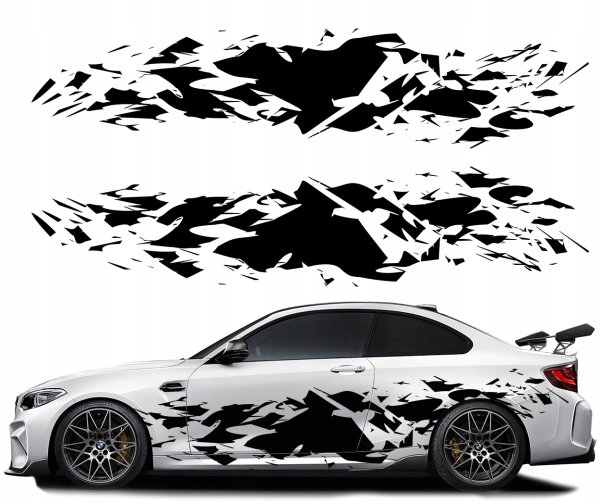 Наклейки на авто сбоку