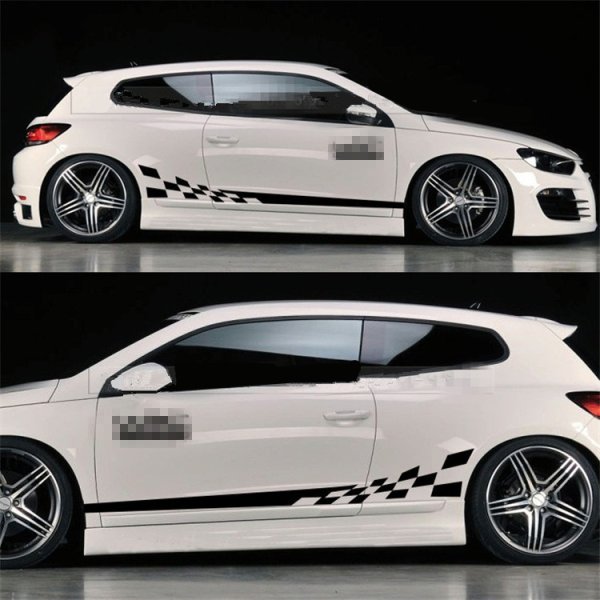 Наклейки на черное авто