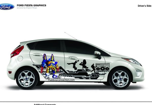 Наклейки на двери машины