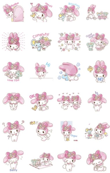 Мелоди Хелло Китти Stickers