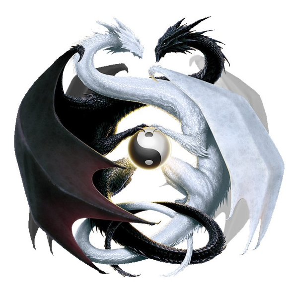 Два дракона Инь Янь