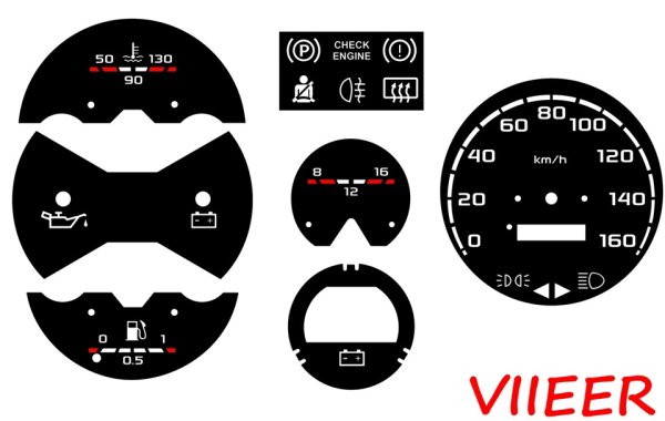 Шкалы приборов ВАЗ 2105