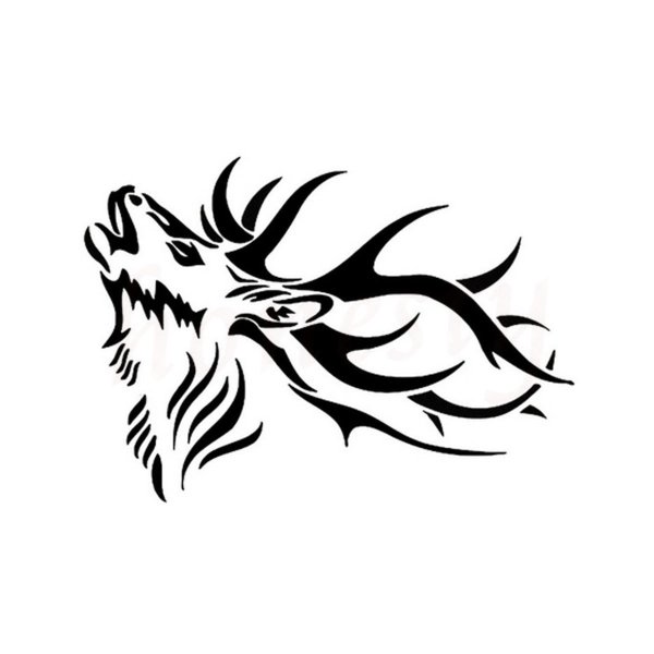 Трафареты для травления на металле животные