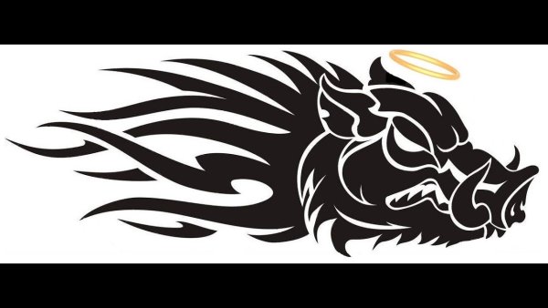 Кельтские узоры кабан