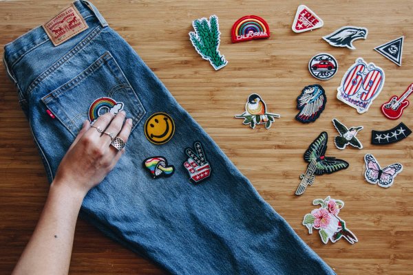 Заплатка на джинсы