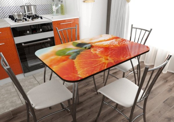 Стол из керамической плитки