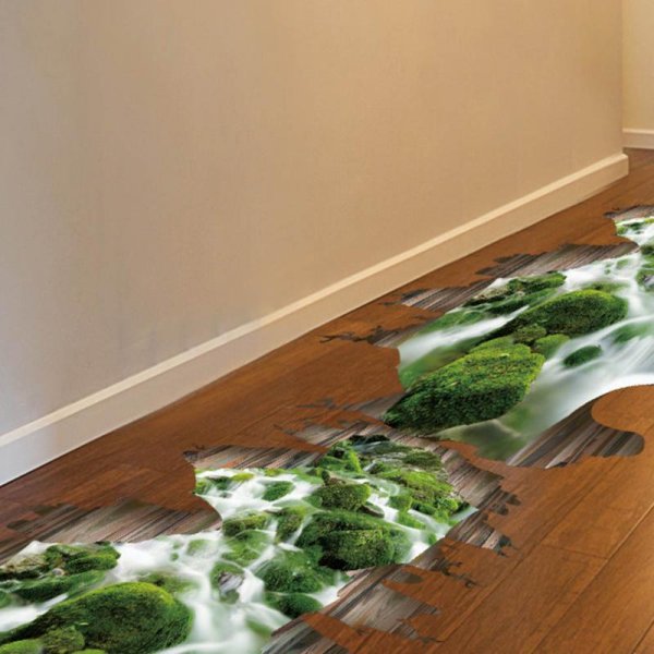 Напольные 3д наклейки