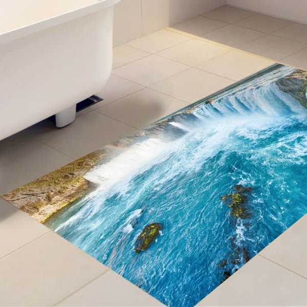 Нескользящие виниловые наклейки на пол