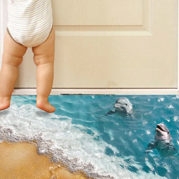 Виниловая пленка для пола в ванной