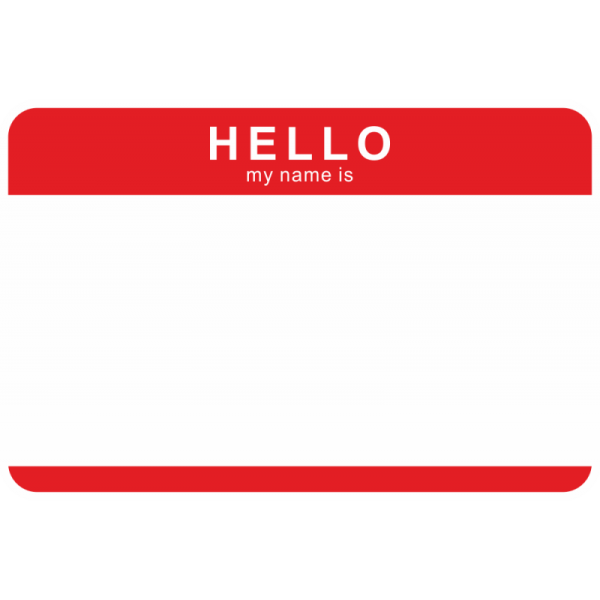 Стикеры hello my name