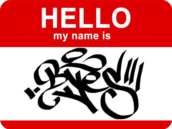 Стикеры hello my name