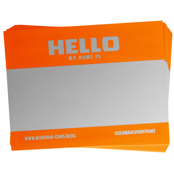 Стикеры hello my name