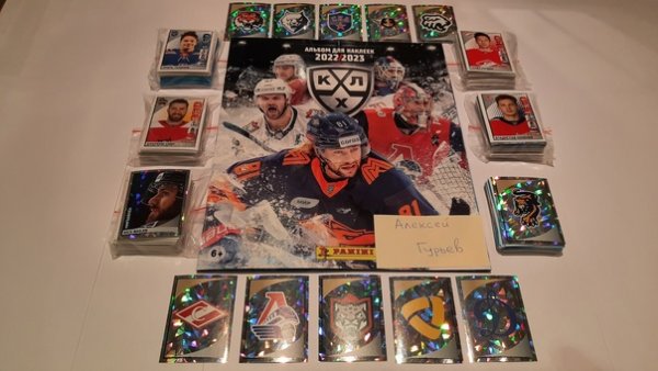 Наклейки Панини КХЛ 2020 2021