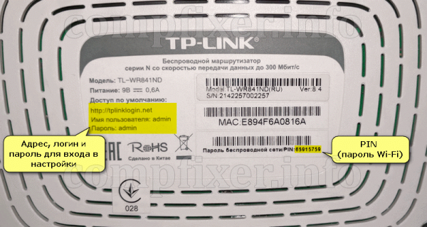 Пин код маршрутизатора TP-link