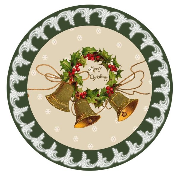 Открытки на новый год круглые