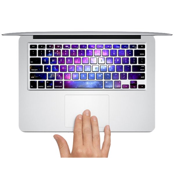 Наклейки на клавиатуру с русской раскладкой MACBOOK Air 13