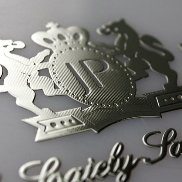 Металлические наклейки