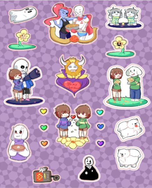 Стикер пак андертейл