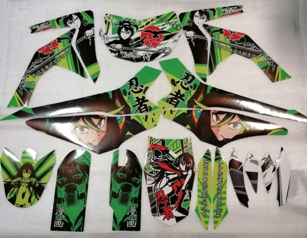 Golden Dragon наклейки на питбайк