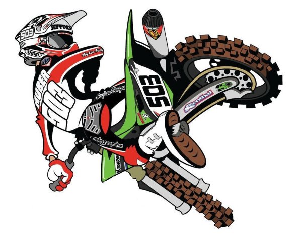 Эмблема мотокросс