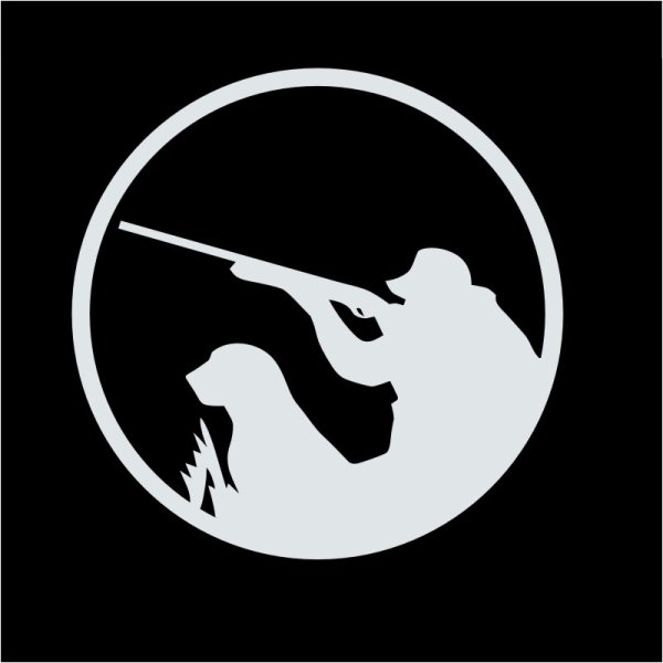 Наклейки я охотник