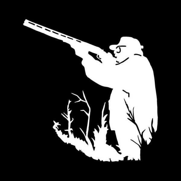 Охотник силуэт