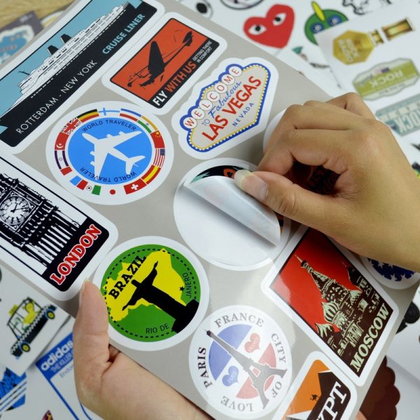 Наклейки с плоттерной резкой