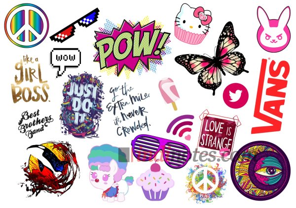 Крутые Стикеры на ноутбук