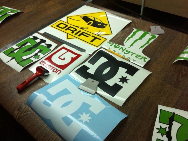 Стенд для наклеек