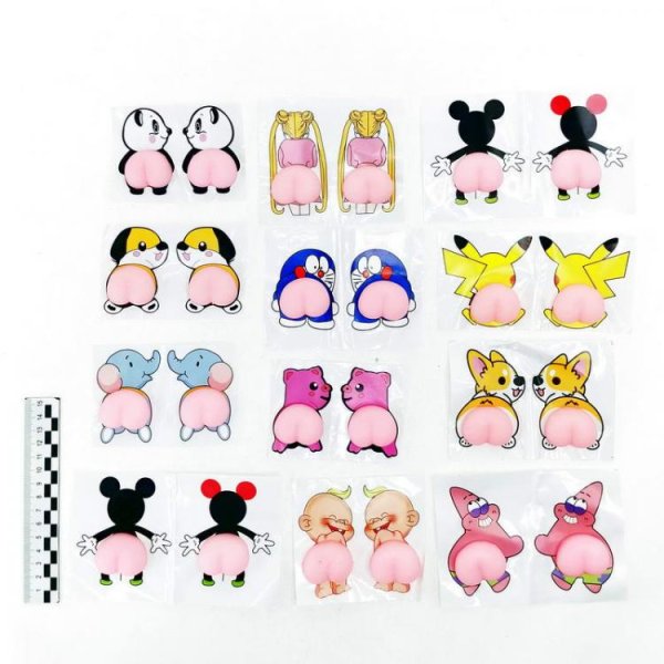 Наклейки антистресс попки