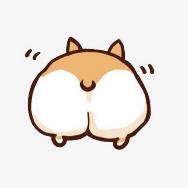 Нарисованная попа