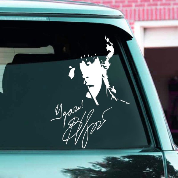 Наклейки на авто Цой