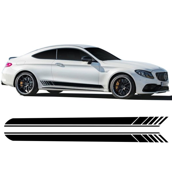 Mercedes Benz AMG наклейка сбоку