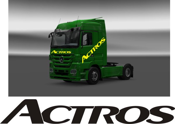 Actros Mercedes наклейки