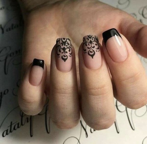 Ногти френч