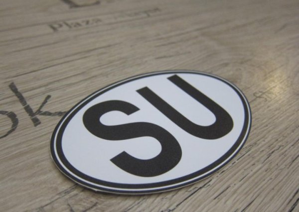Наклейки su на автомобиль