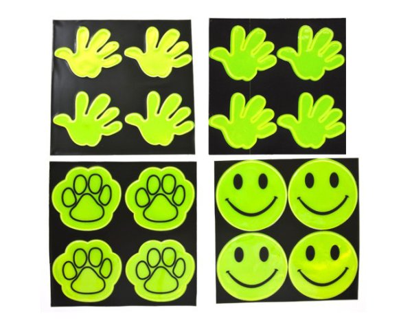 Светоотражающие наклейки на одежду детям