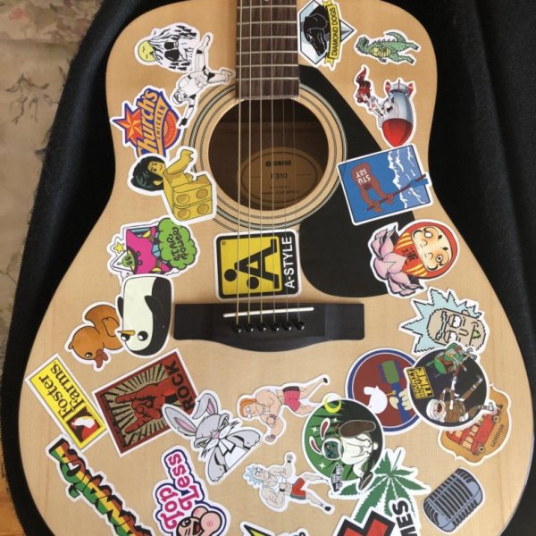 Наклейки на гитару