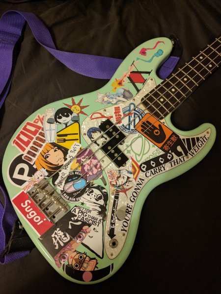 Наклейка Ibanez на гриф