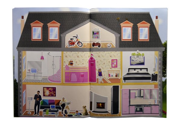 Наклейки для кукольного домика