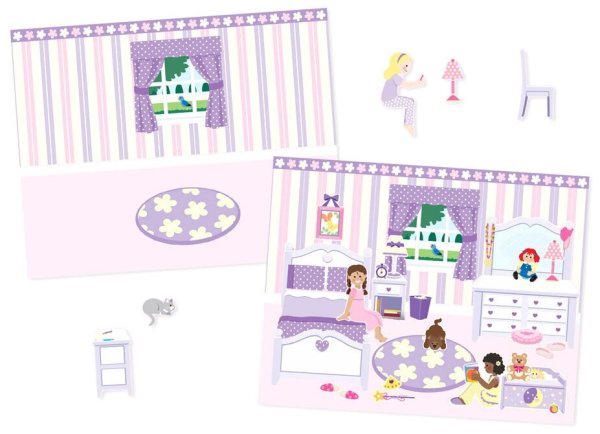 Melissa & Doug набор стикеров с фоном домик для игр