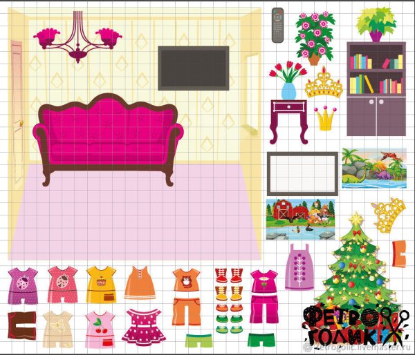 Домик для бумажной куклы