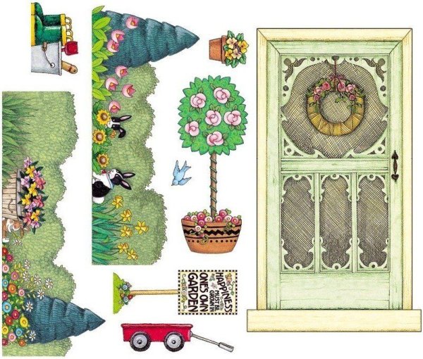 Декорации для бумажных кукол