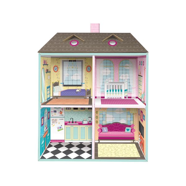 Кукольный домик в разрезе