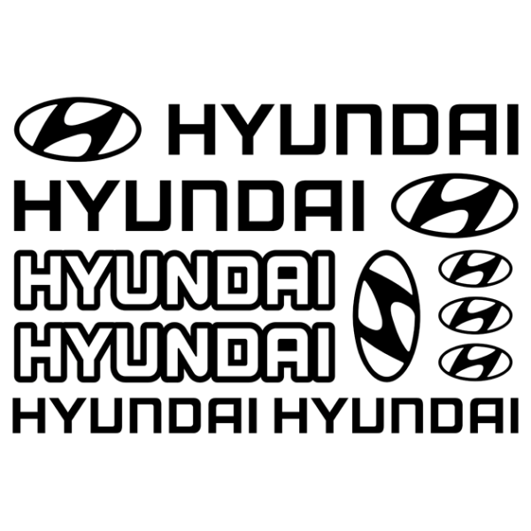 Стикер ступицы диска Хундай 60мм