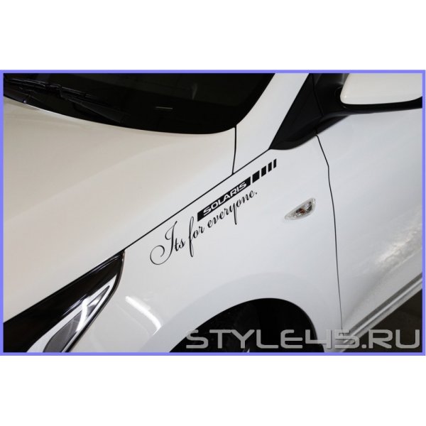 Наклейка Hyundai