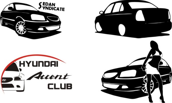 Наклейки Элантра