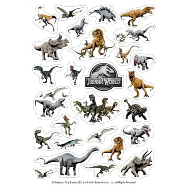 Набор наклеек мир Юрского периода