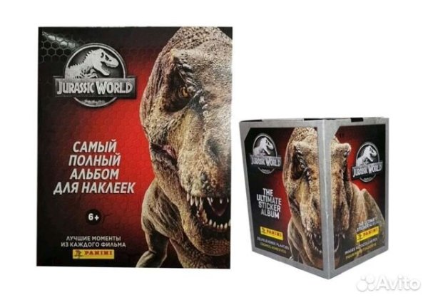 Альбом наклеек Panini парк Юрского периода